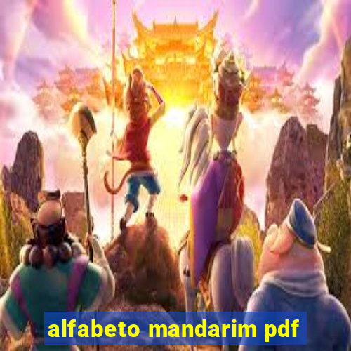 alfabeto mandarim pdf